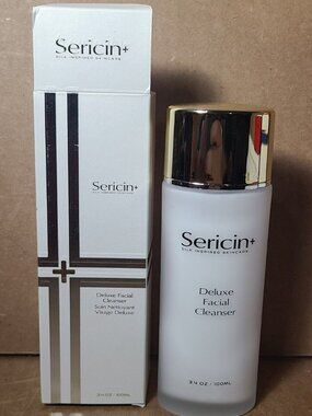 SERICIN+ DELUXE FACIAL CLEANSER- 3.4 fl oz / 100 ml - BRAND NEW - SEALED